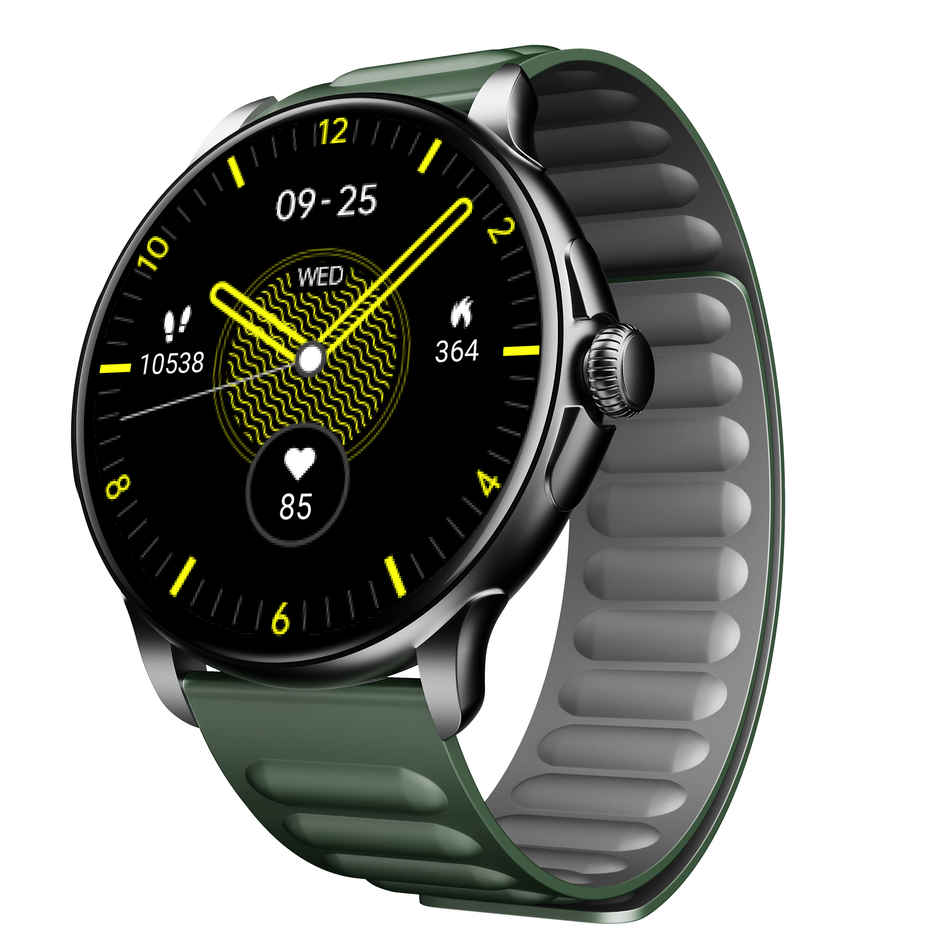 boAt Lunar Oasis Smartwatch | 1.43" AMOLED Display | BT Calling - Olive Green