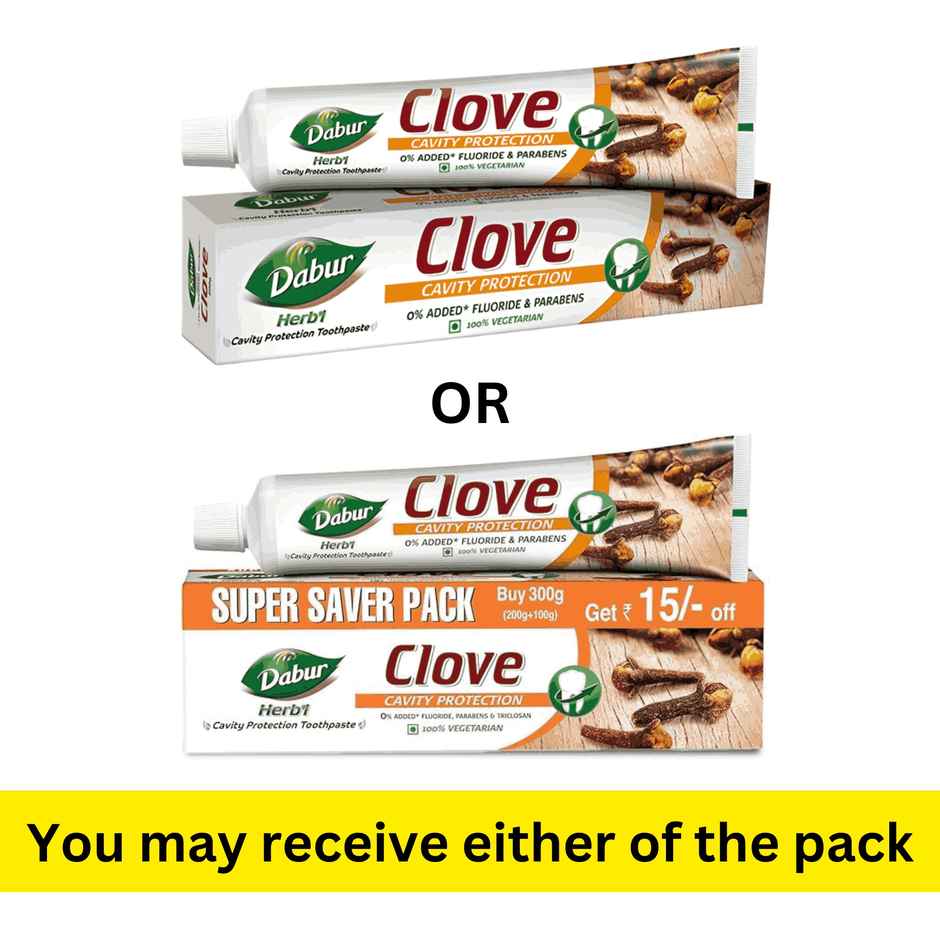 Dabur Herb'l Clove - Cavity Protection Toothpaste
