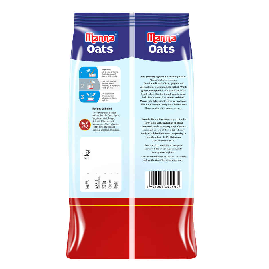Manna Oats Pouch