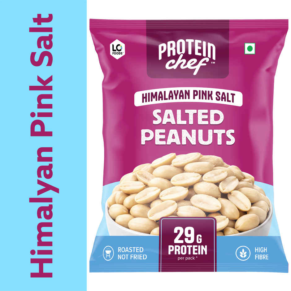 Protein Chef Himalayan Pink Salted Peanuts | Roasted Healthy Snacks
