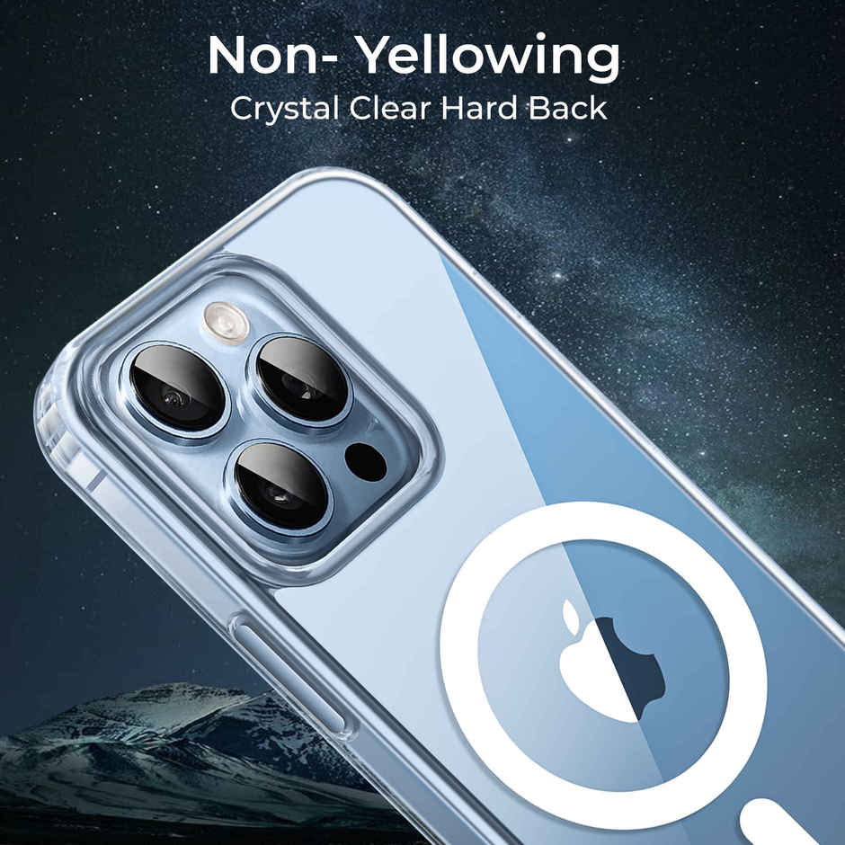 Artistque Case for Iphone 13 Pro Max Back Cover - Transparent Clear Magsafe