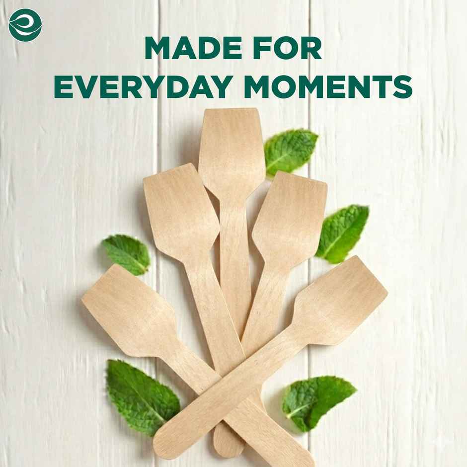 Eco Soul | Ice Cream Spoon | |95 mm | 50 Count