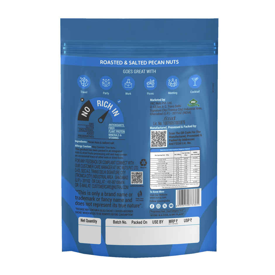 Nutraj Snackrite Premium Golden Roast Pecan