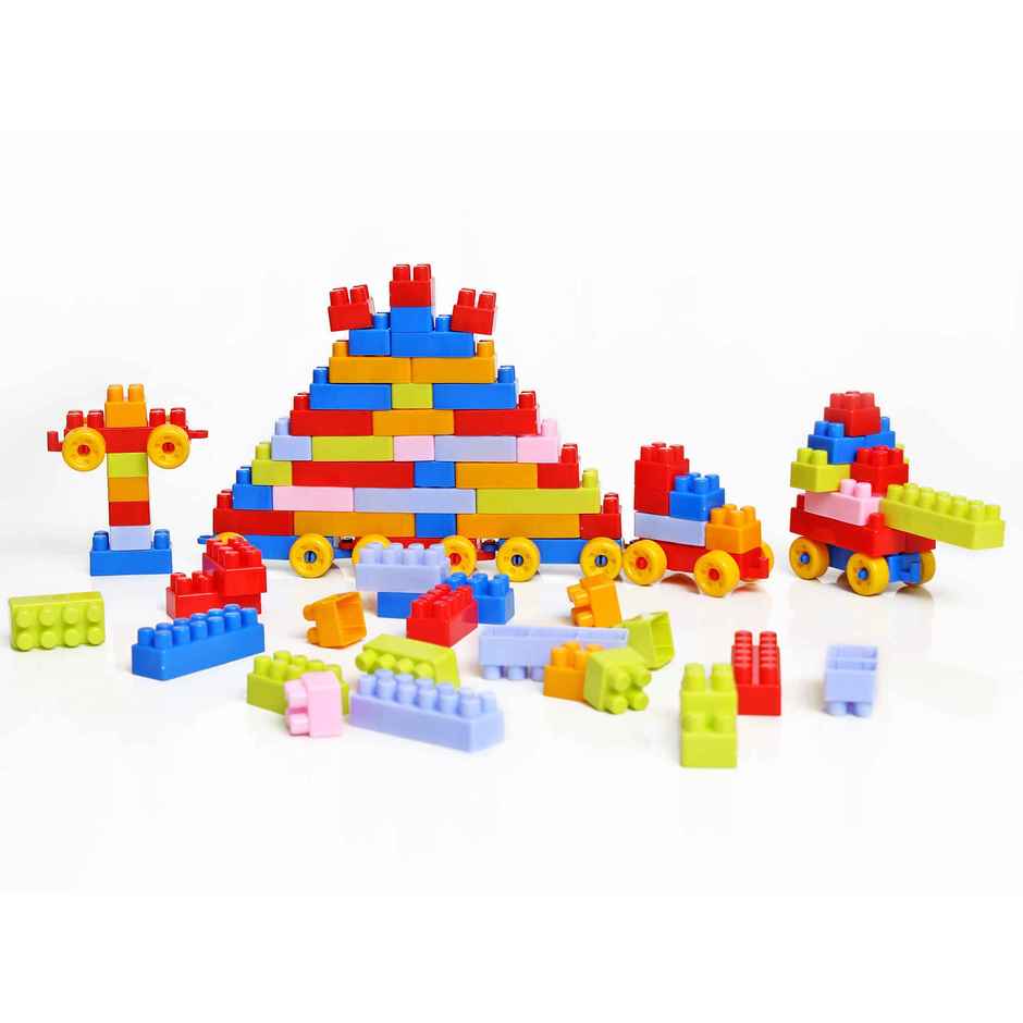 Ekta Junior Builders Building Blocks Set-1 Building Blocks for Kids Block Game for Kids