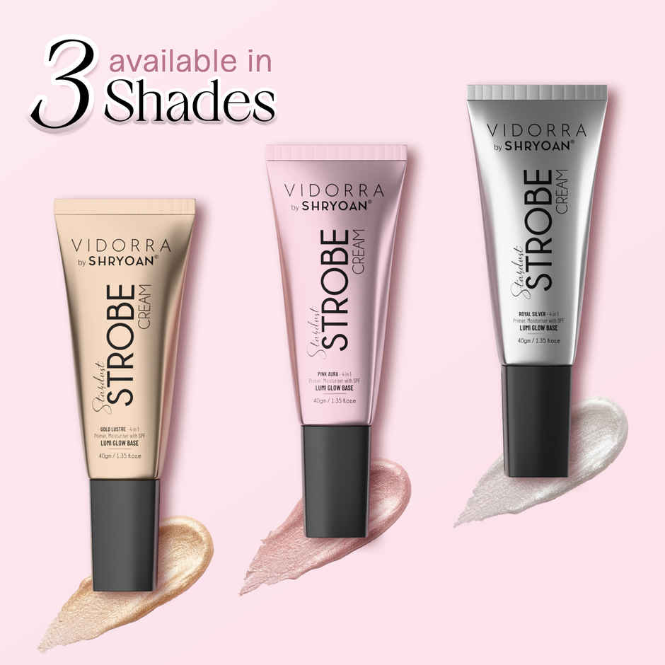 Shryoan Stardust Strobe Cream 4 in 1 Primer Moisturiser with SPF Gold Lustre