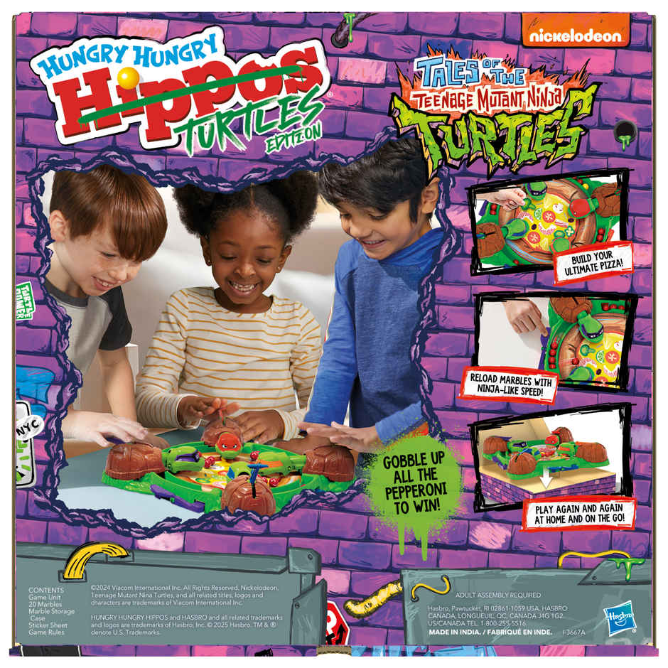 Hasbro Hungry Hungry Hippos Teenage Mutant Ninja Turtles