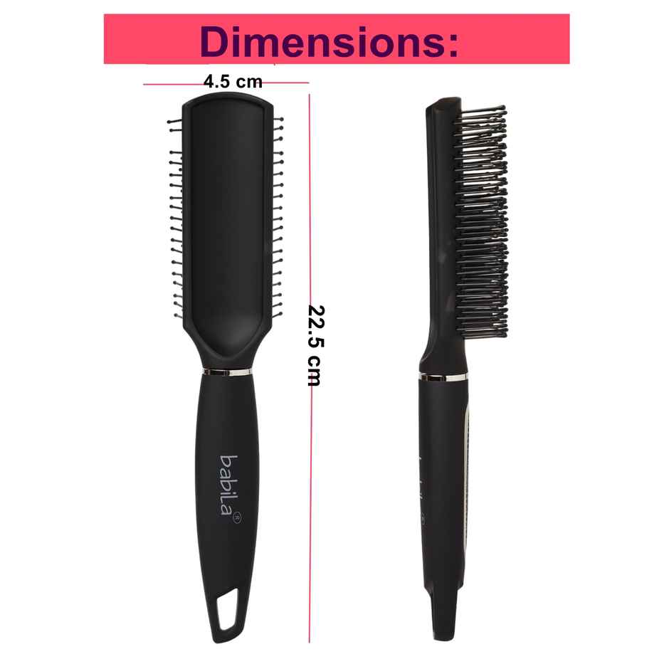 Babila Flat Hair Brush-Hb-V99F