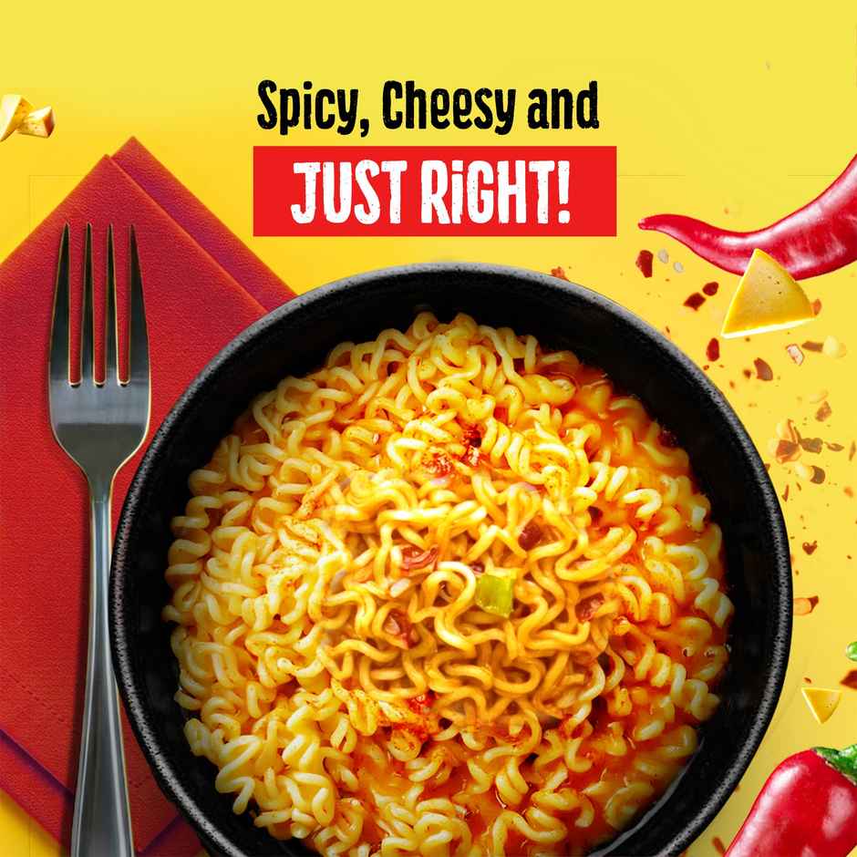 MAGGI Spicy Cheesy Noodles, Instant Noodles