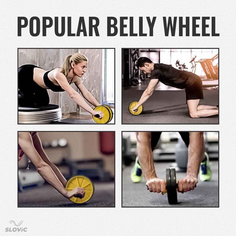 Slovic Ab Roller Basic - Core Strength Exercise Wheel for Home Gym ...