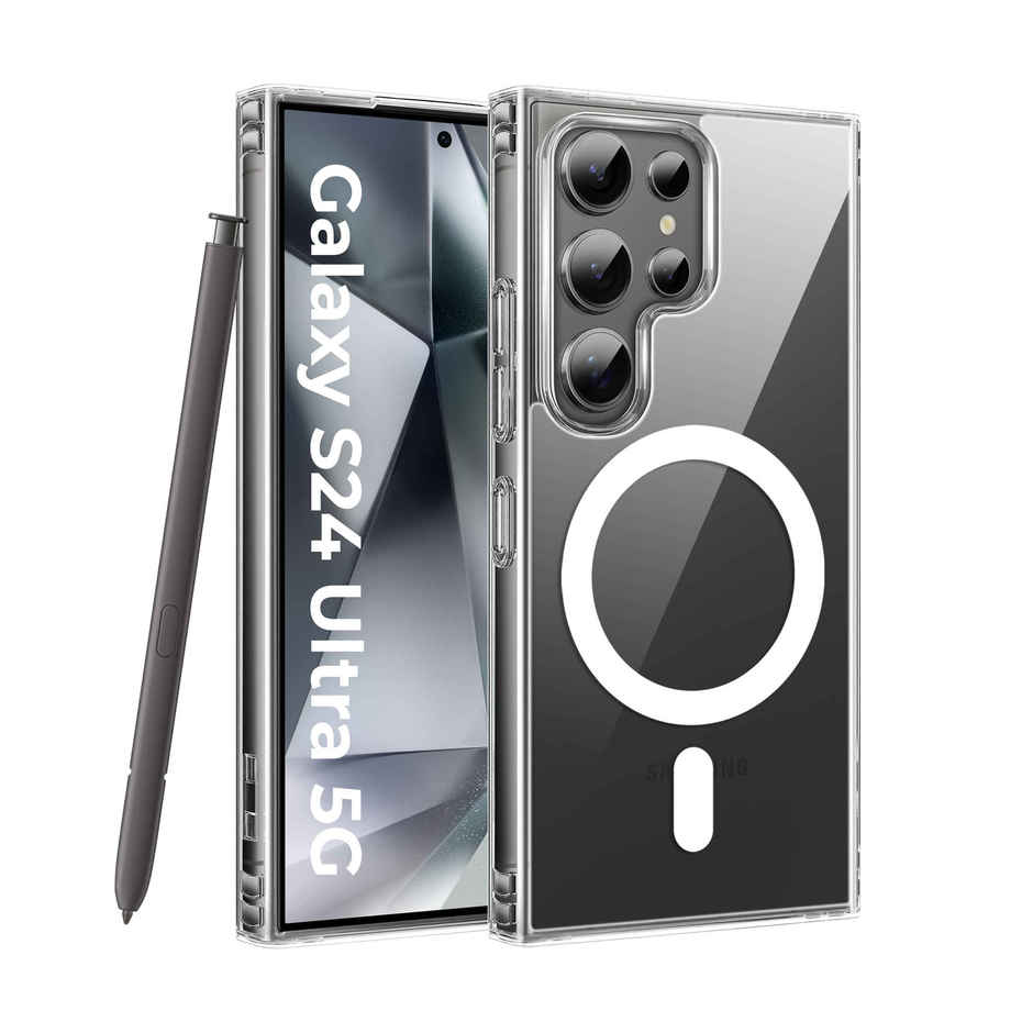 Artistque Case for Samsung Galaxy S24 Ultra 5g Back Cover - Transparent Clear Magsafe