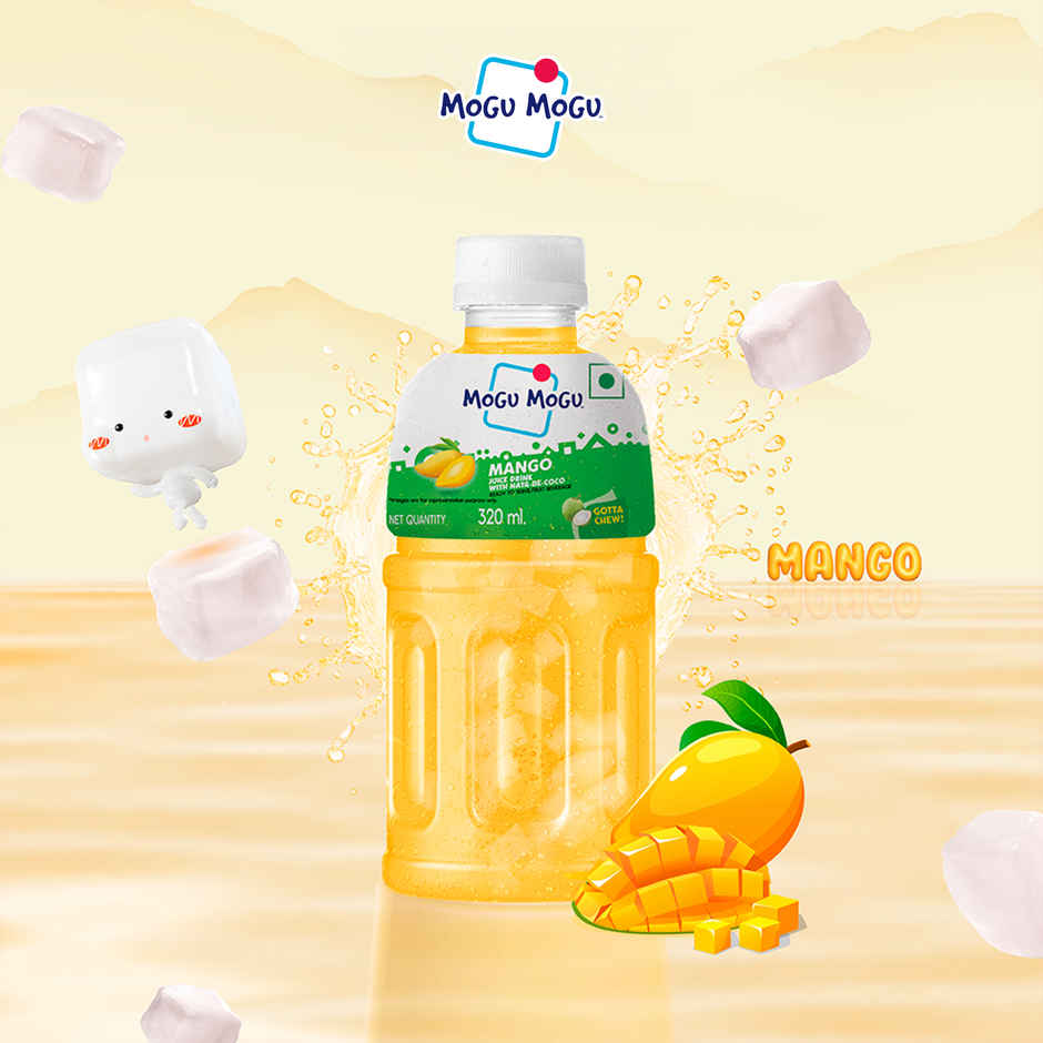 Mogu Mogu Mango Fruit Drink with Nata de Coco