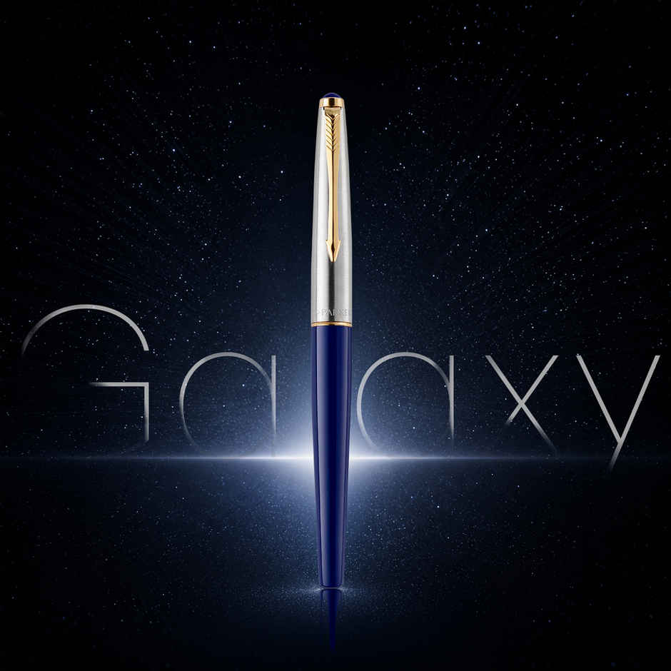 Parker Galaxy Gold Roller Pen & Flag Case | Gift Set