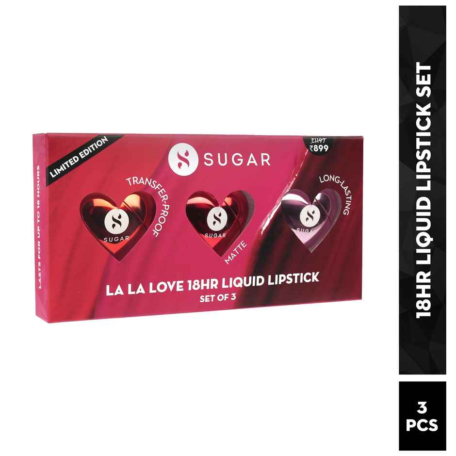 SUGAR La La Love 18 Hr Liquid Lipstick | Rakhi Kit | Long-Lasting Color