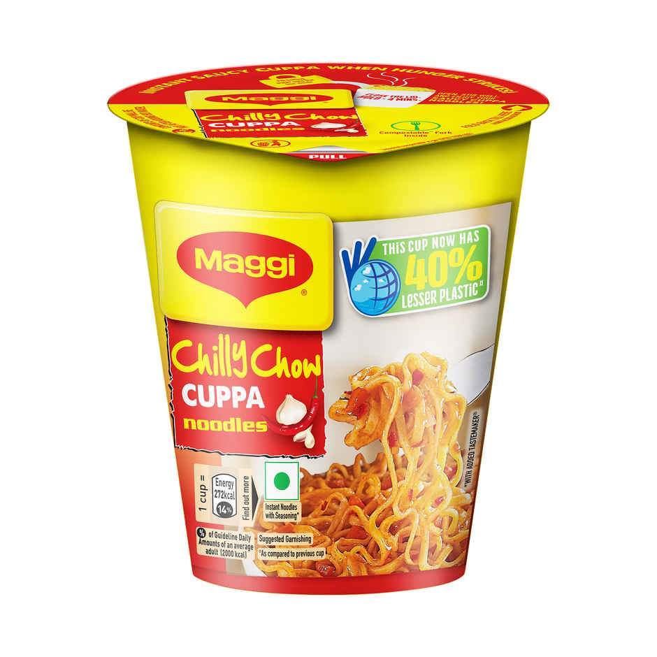 Maggi Chilly Chow Cuppa Instant Noodles 70 g Combo