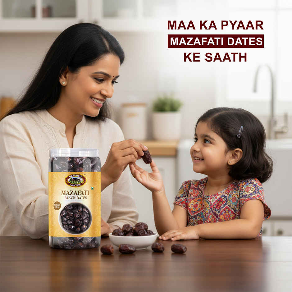 Nature's Choice Mazafati Black Dates Jar