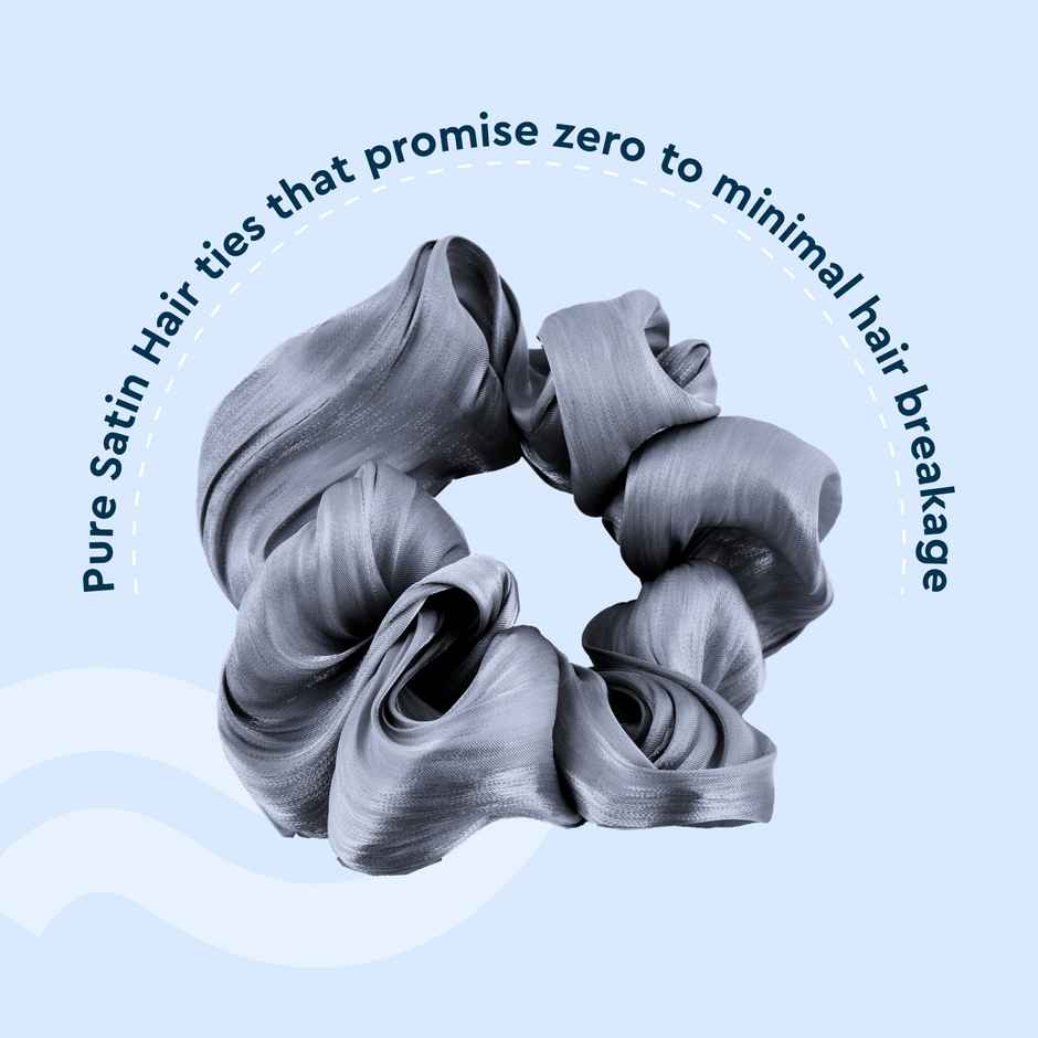 Gubb Satin Scrunchie | Grey