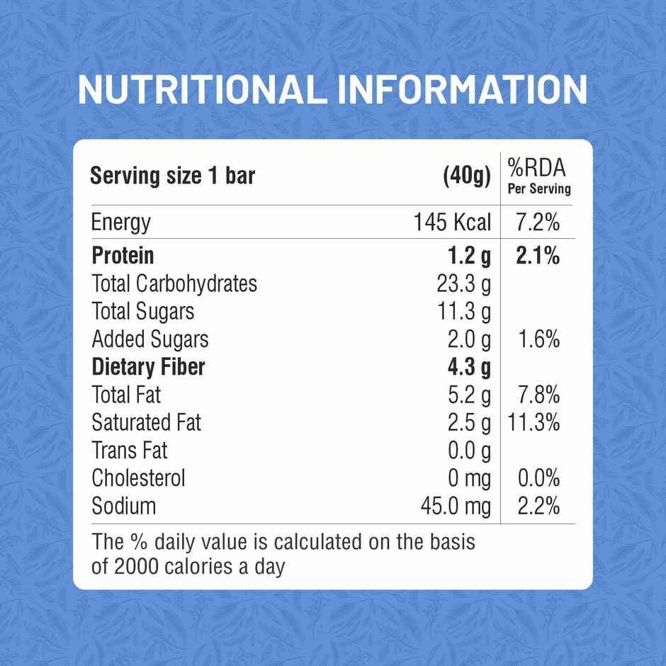 Rite Bite Blueberry Blast Fruitfill Fiber Energy Bar