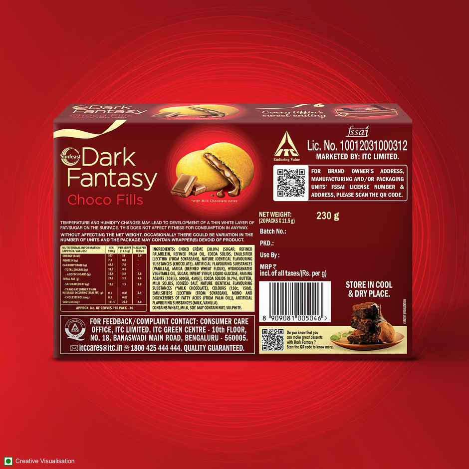 Original Choco Fills By Sunfeast Dark Fantasy | Perfect Snack