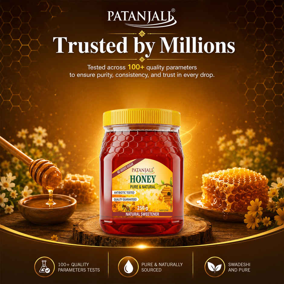 Patanjali Pure Natural Honey- No Added Sugar