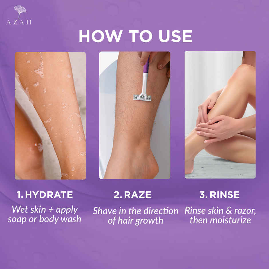 Azah Smooth Glide Disposable Body Razor