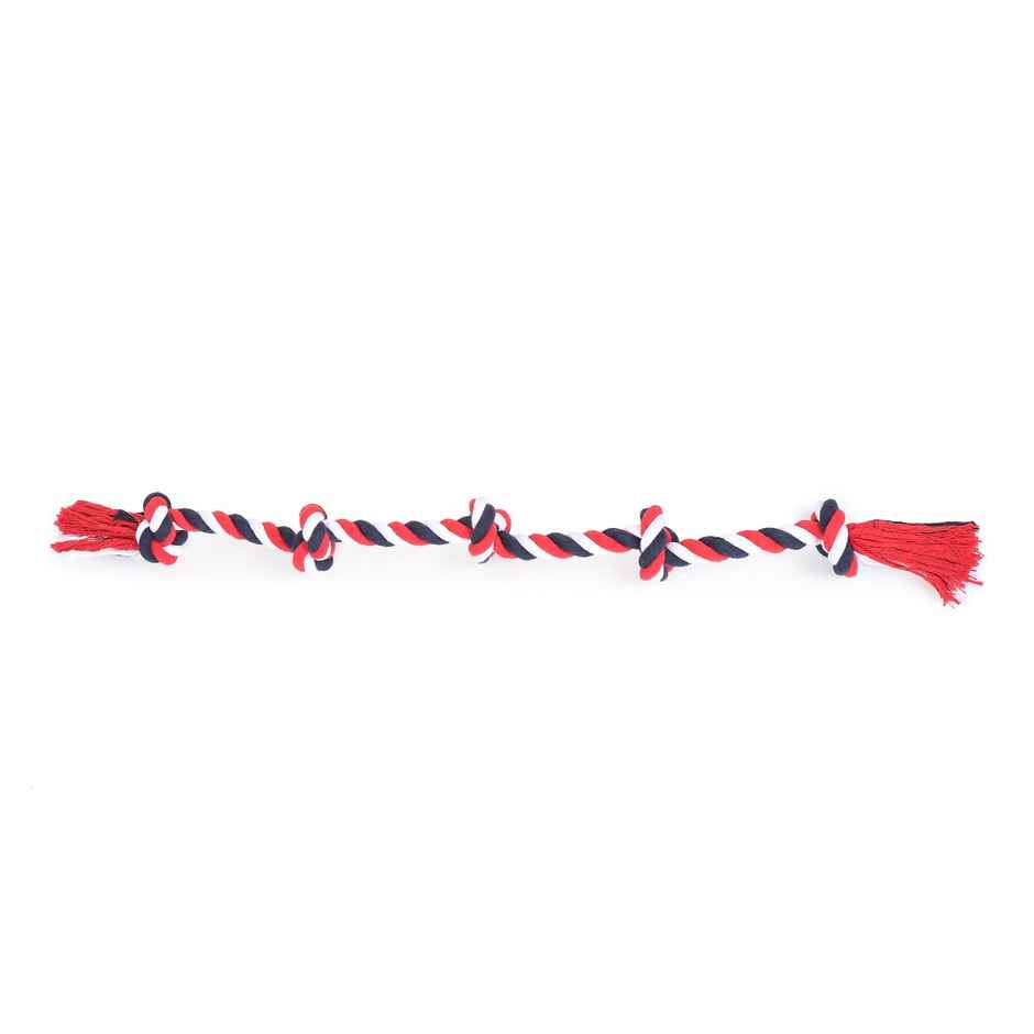 Zigly Lifestyle Cotton Five Knot Rope Toy - Large