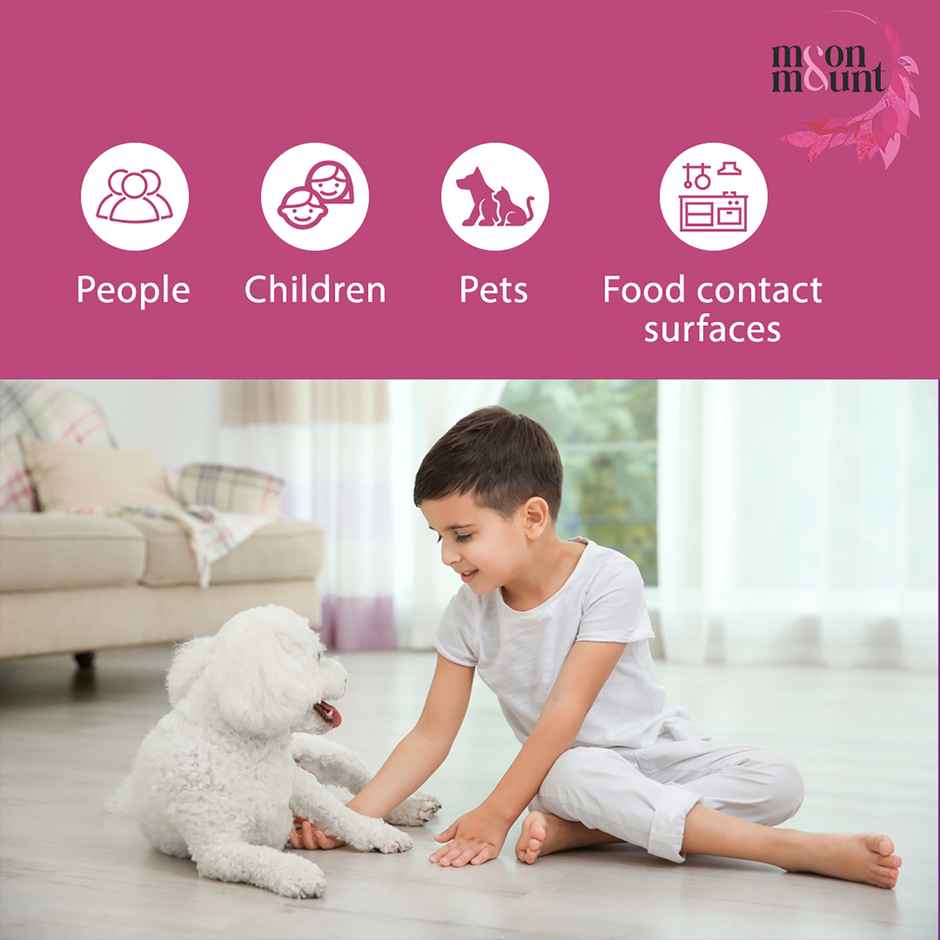 Moon&Mount Rose Floor Cleaner Liquids | Bathroom Surface Cleaning Liquid | Ecofriendly