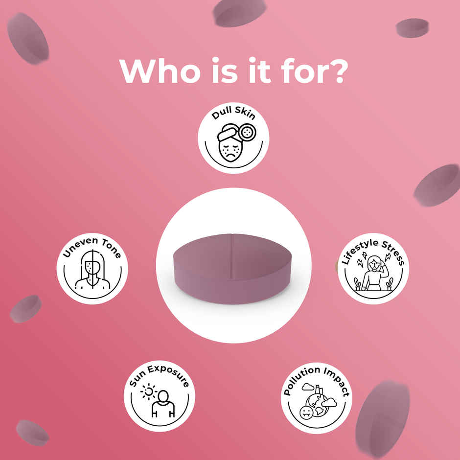 OYB Glow-Skin Brightening with Glutathione, Vitamin C & E | 30 Capsules