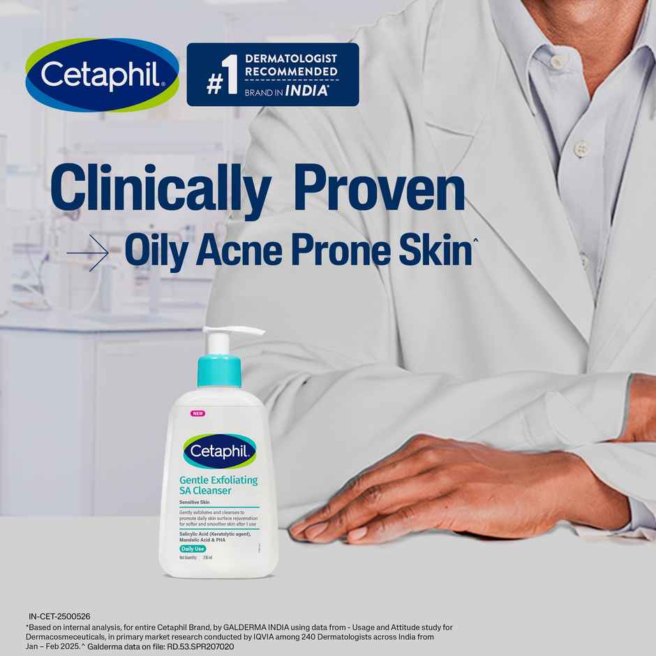 Cetaphil Gentle Exfoliating Sa Cleanser Face Wash