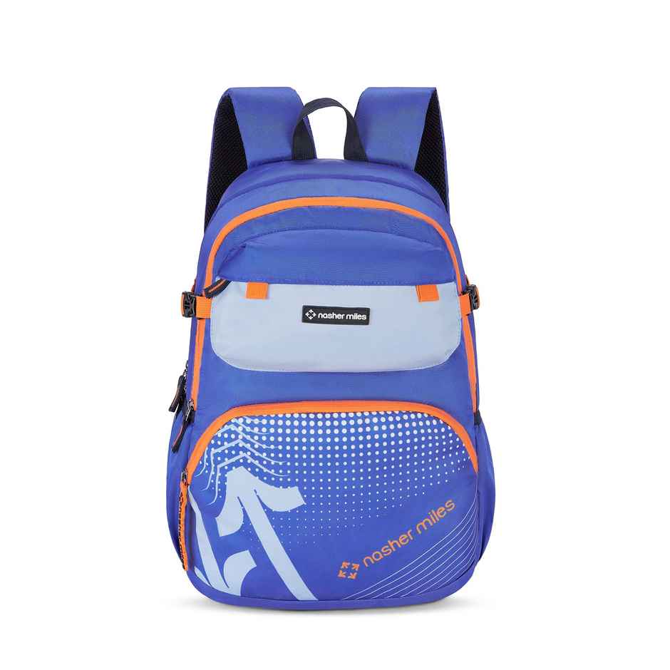 Nasher Miles Engineering Polyester Laptop Backpack with Rain cover | Blue - 36 L