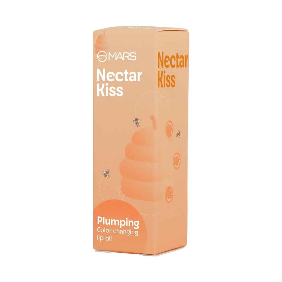 MARS Cosmetics Plumping Color Changing Lip Oil (4.8ml) (NECTAR KISS) With Fat Applicator