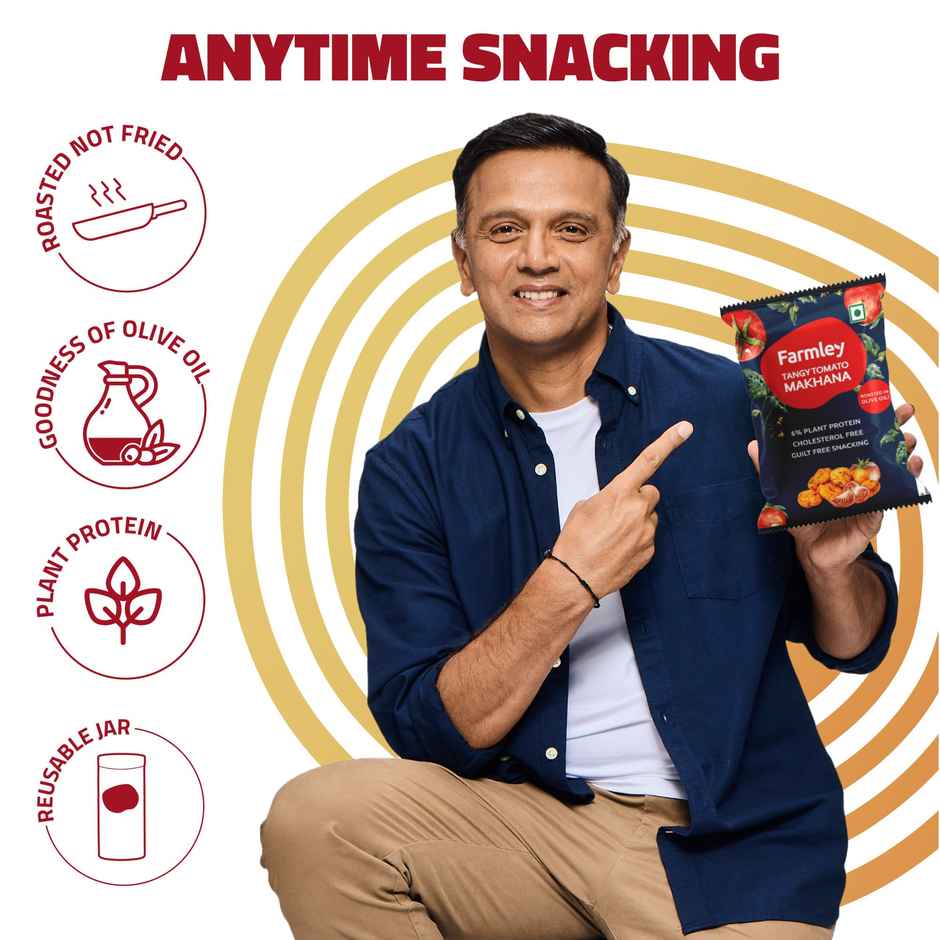 Farmley Tangy Tomato Makhana Roasted In Olive Oil