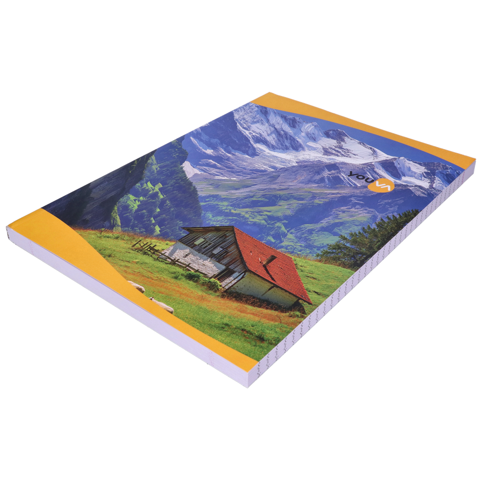 Navneet Youva Soft Bound Single Line Long Notebook (276 Pages, A4 size 21 cm x 29.7 cm)