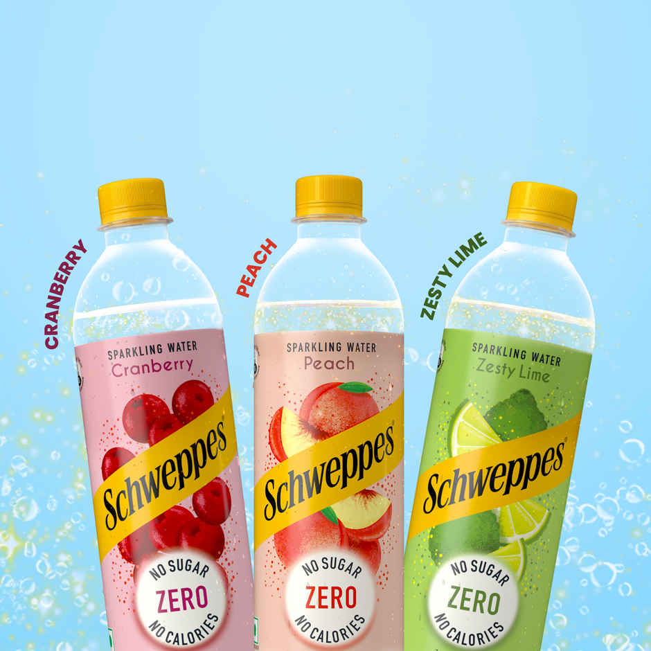 Schweppes Sparkling Water Cranberry | Zero Calories Flavoured Sparkling Water | The Coca-Cola Company