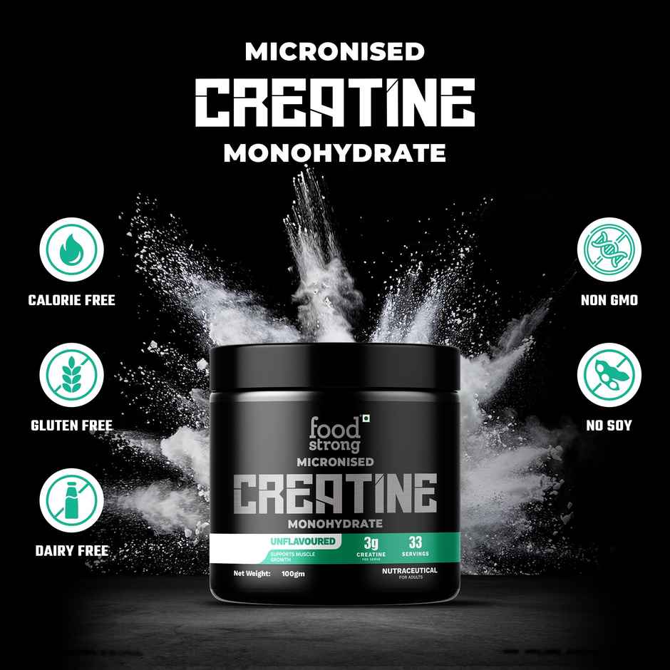 Foodstrong Micronised Creatine Monohydrate Unflavoured