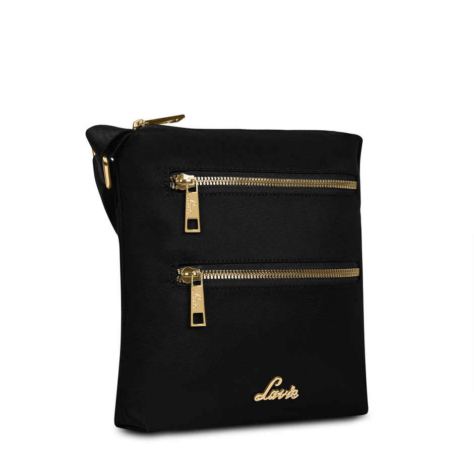 Lavie Women's Miko Top Zip Cross Body Sling Bag | Ladies Purse Handbag | Black