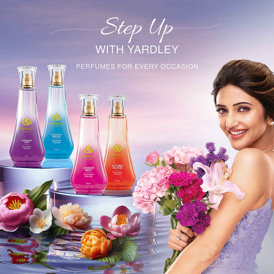 Yardley London Autumn Bloom Daily Wear Perfume | Plumeria And Orange Peony Perfume For Women