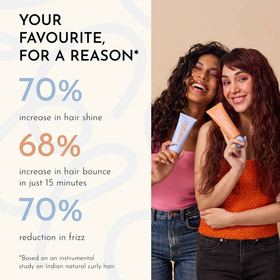 Fix My Curls Curl Quenching Moisture Styling Duo | For Curly, Wavy, Dry, Frizzy Hair, Frizz Control