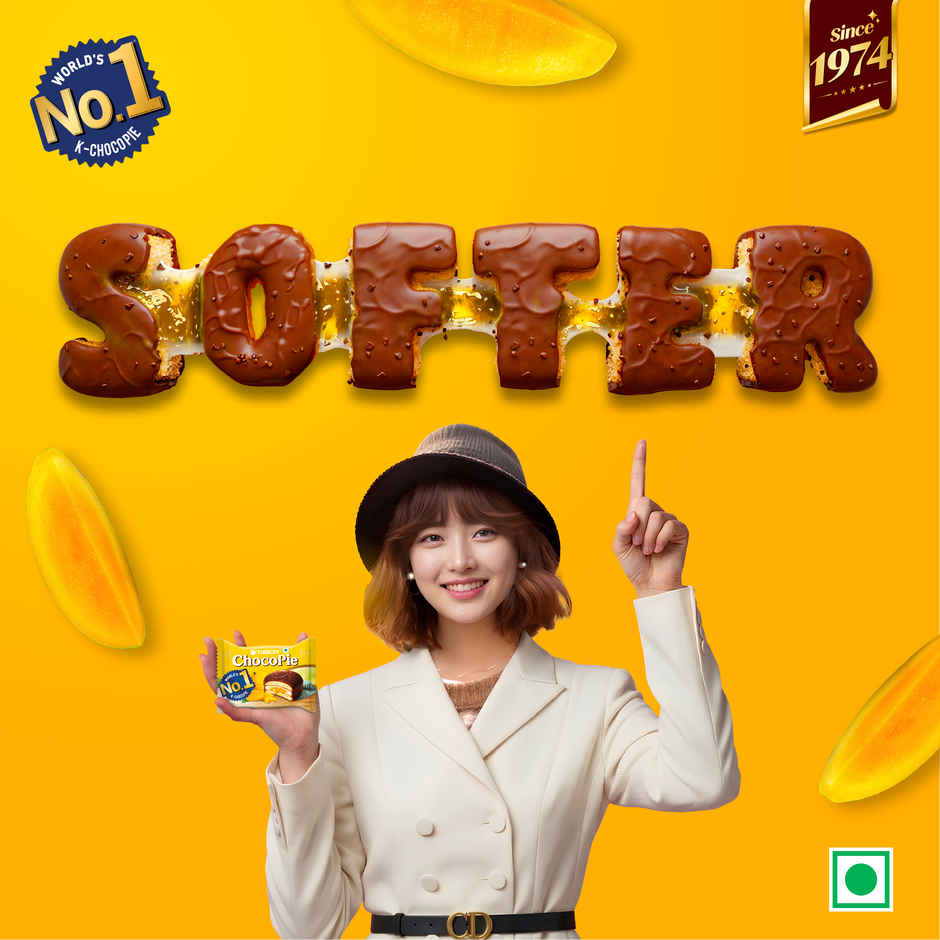 Orion Mango Choco Pie | Cake Snack