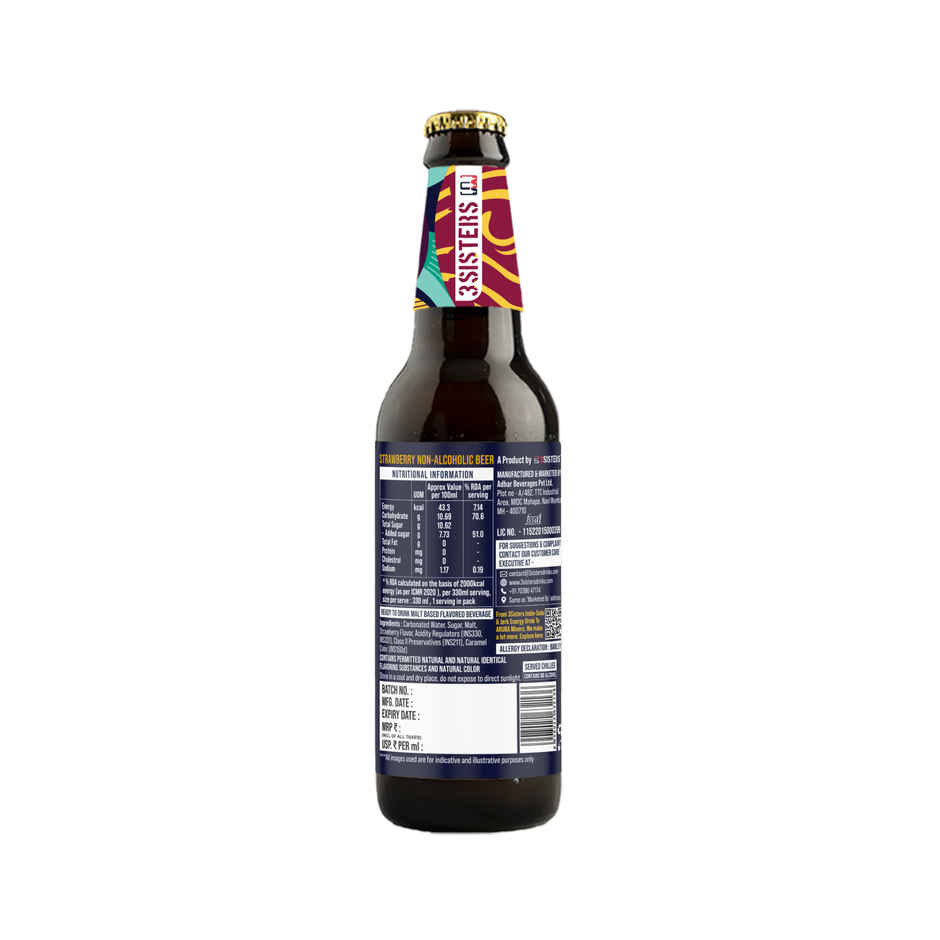3 Sisters Strawberry Non-Alcoholic Beer