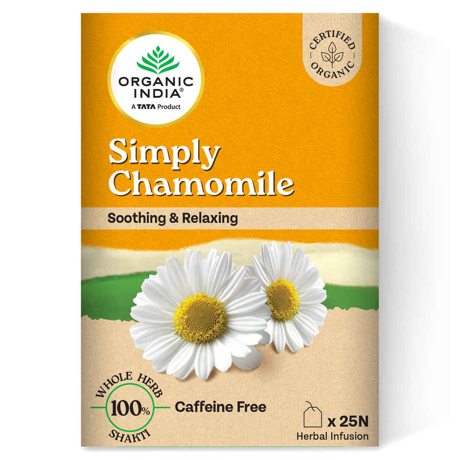 A TATA Product - Organic India Simply Chamomile 25 Tea bags
