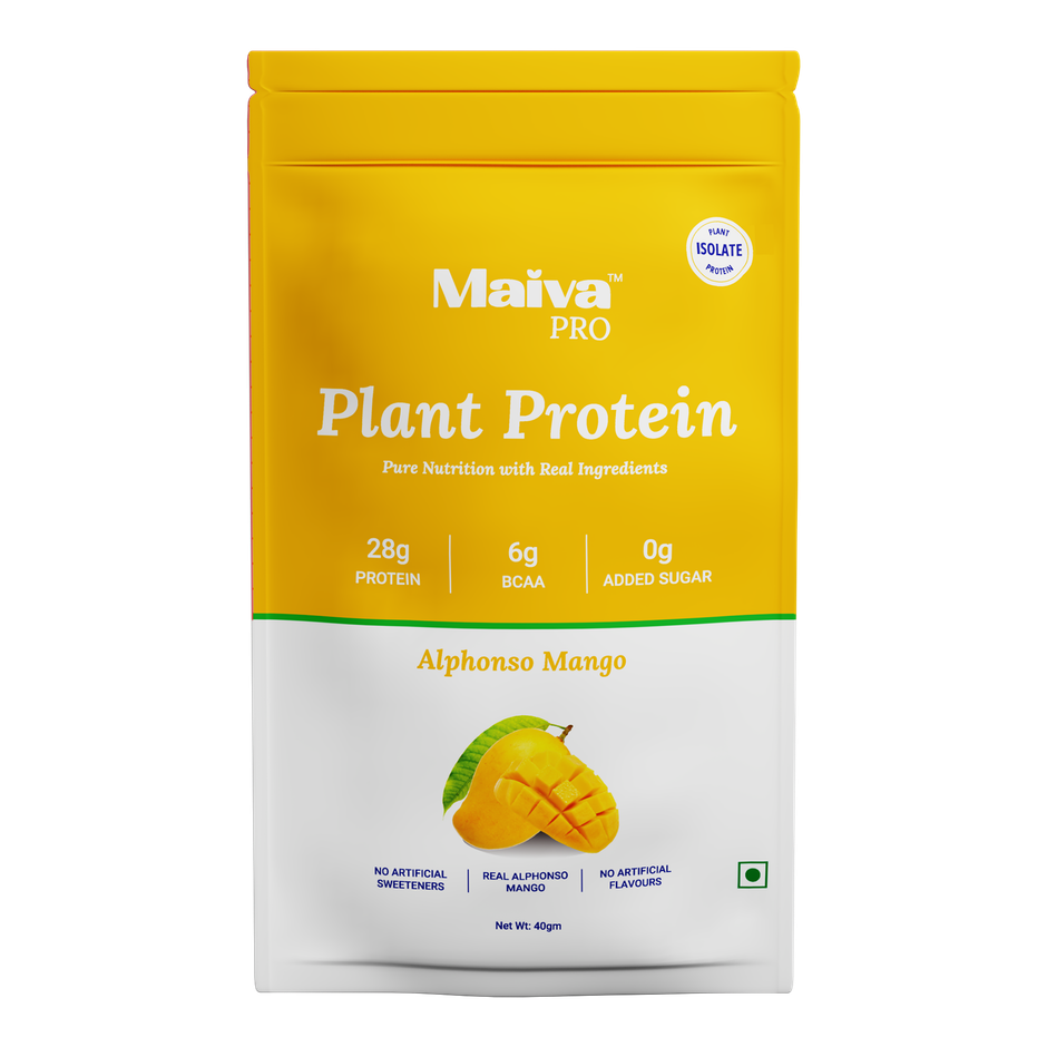 Maiva Pro Plant Protein Powder - Alphonso Mango