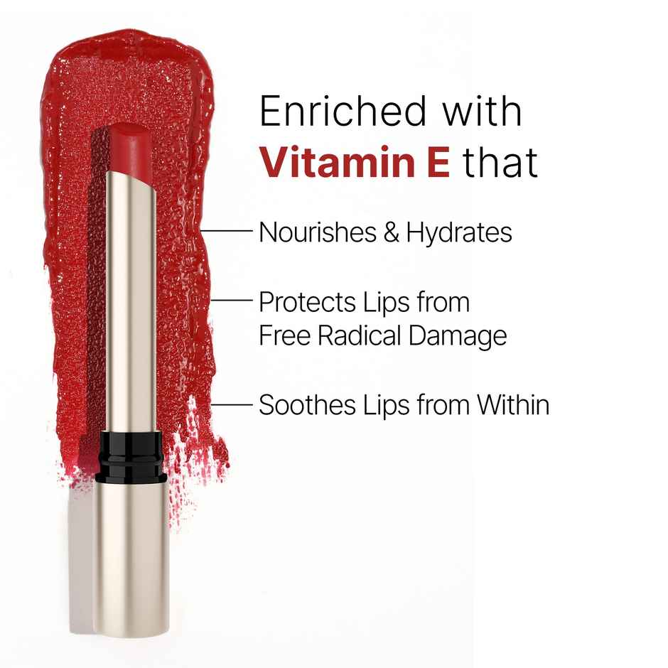 Swiss Beauty Select High On Shine Lipstick - 6 Admirer Plum