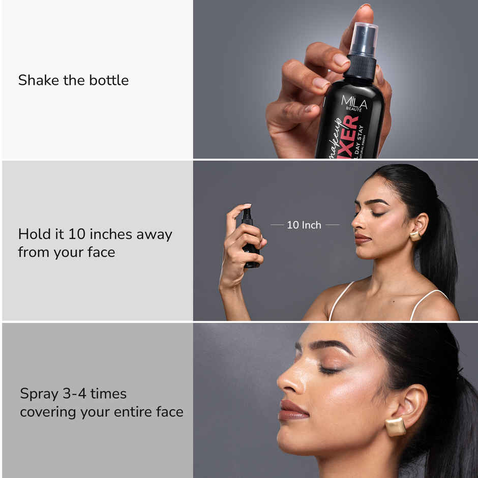 Mila Beaute Natural Makeup Fixer With Vitamin E and Aloe Vera