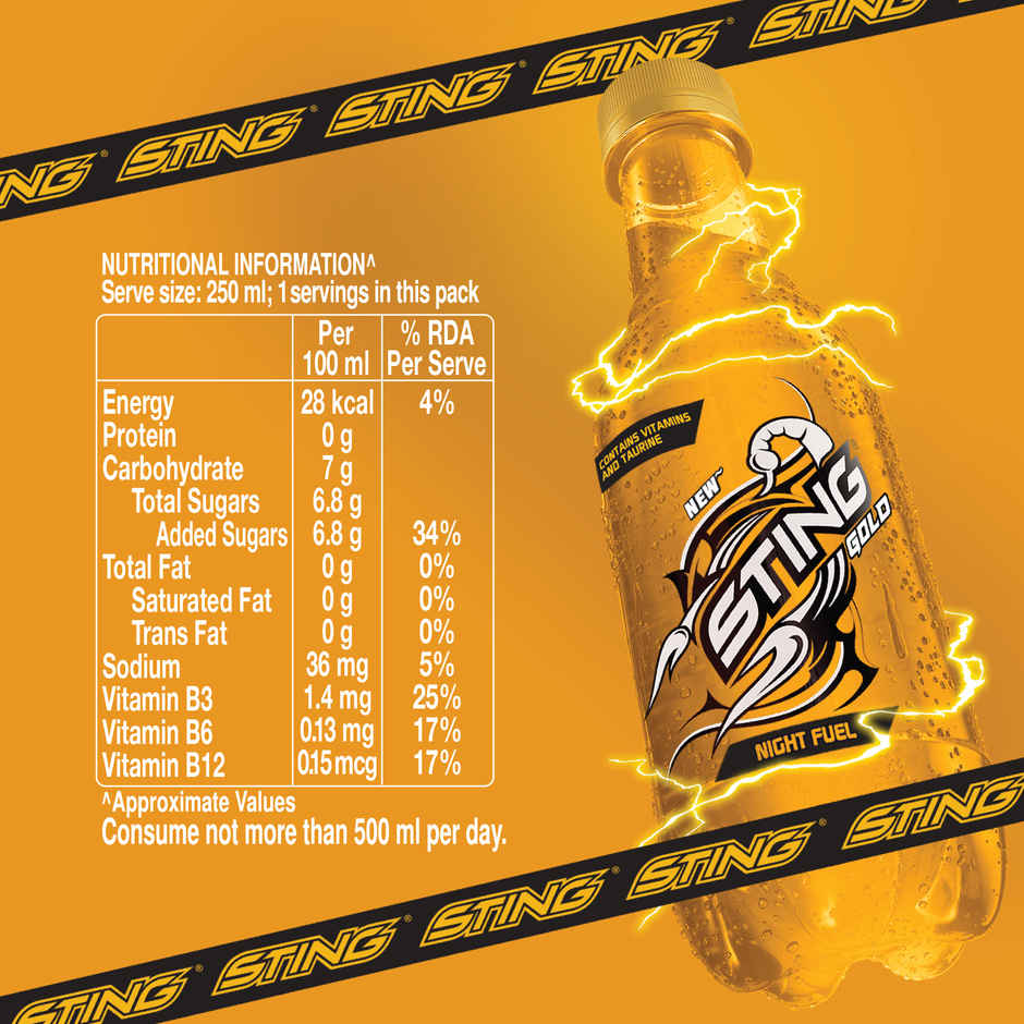 Sting Gold Night Fuel Energy Drink