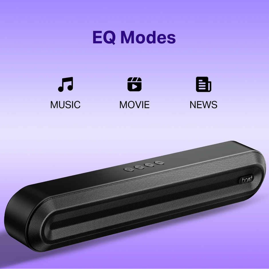 boAt Aavante 2.1 300 Sound Bar | Premium Black