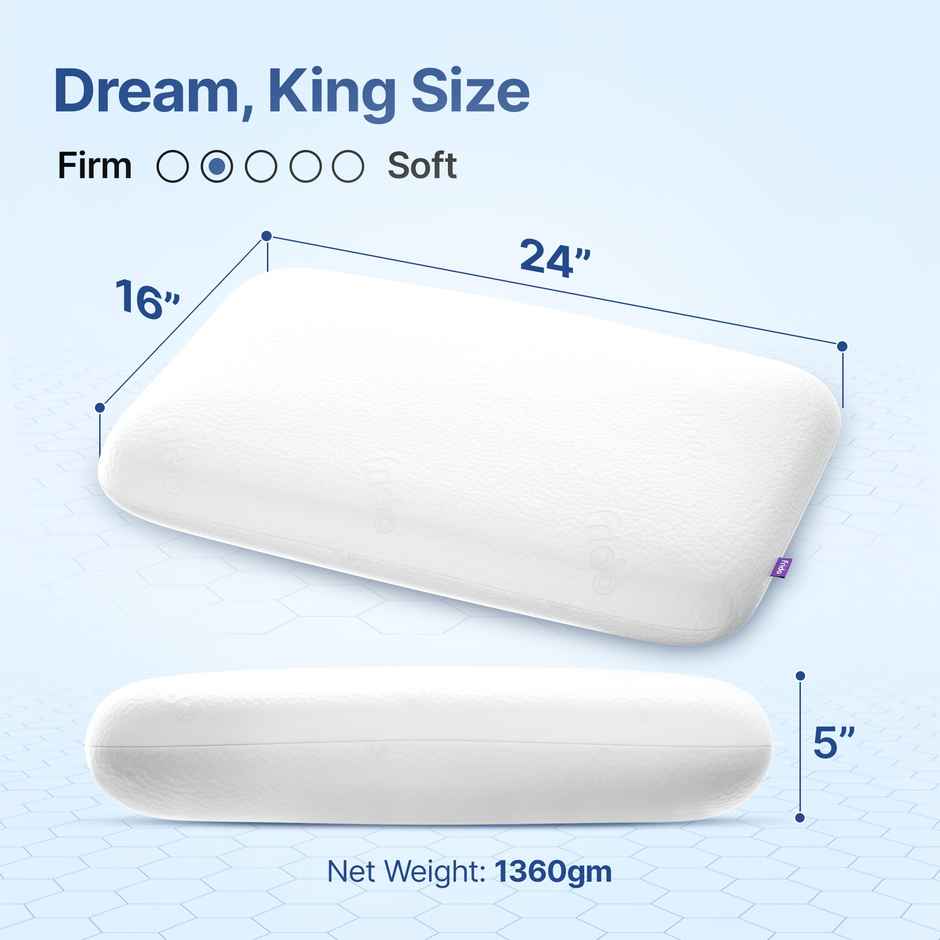 Frido Ultimate Deep Sleep Pillow- 5 inch