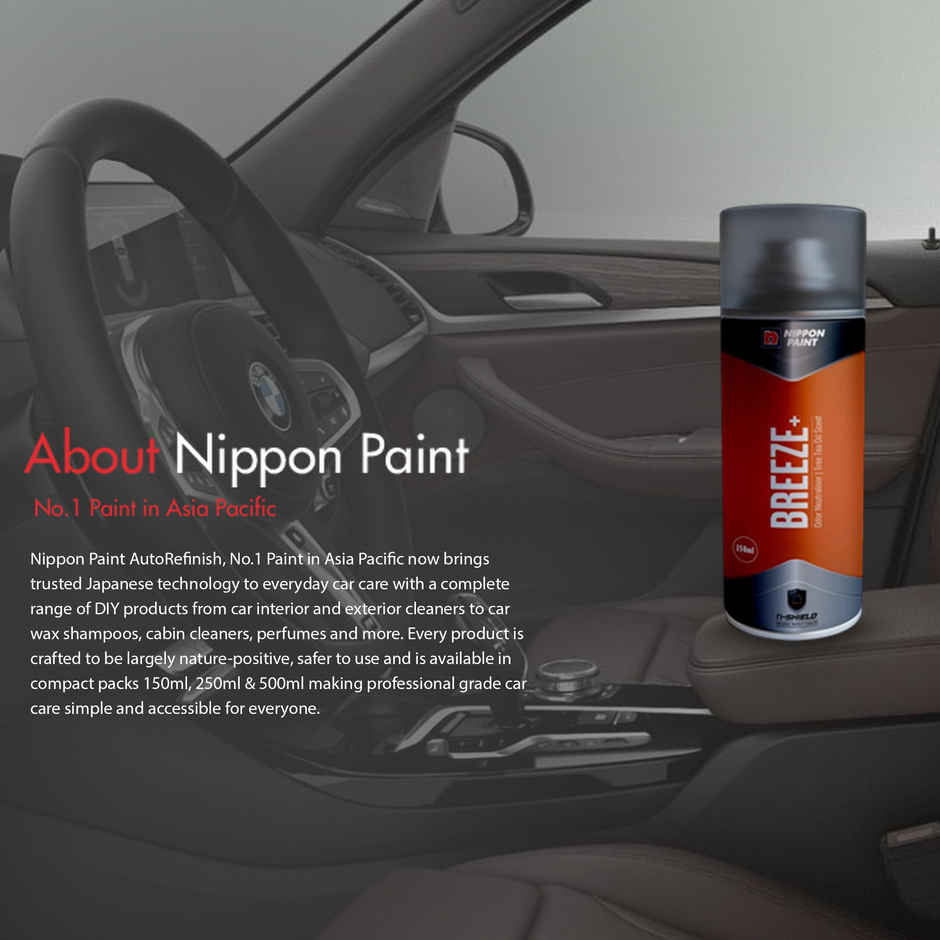 Nippon Paint n-Shield Breeze + Odor Neutrilizer Single Use Spray| Vehicle Interior Deodorizer