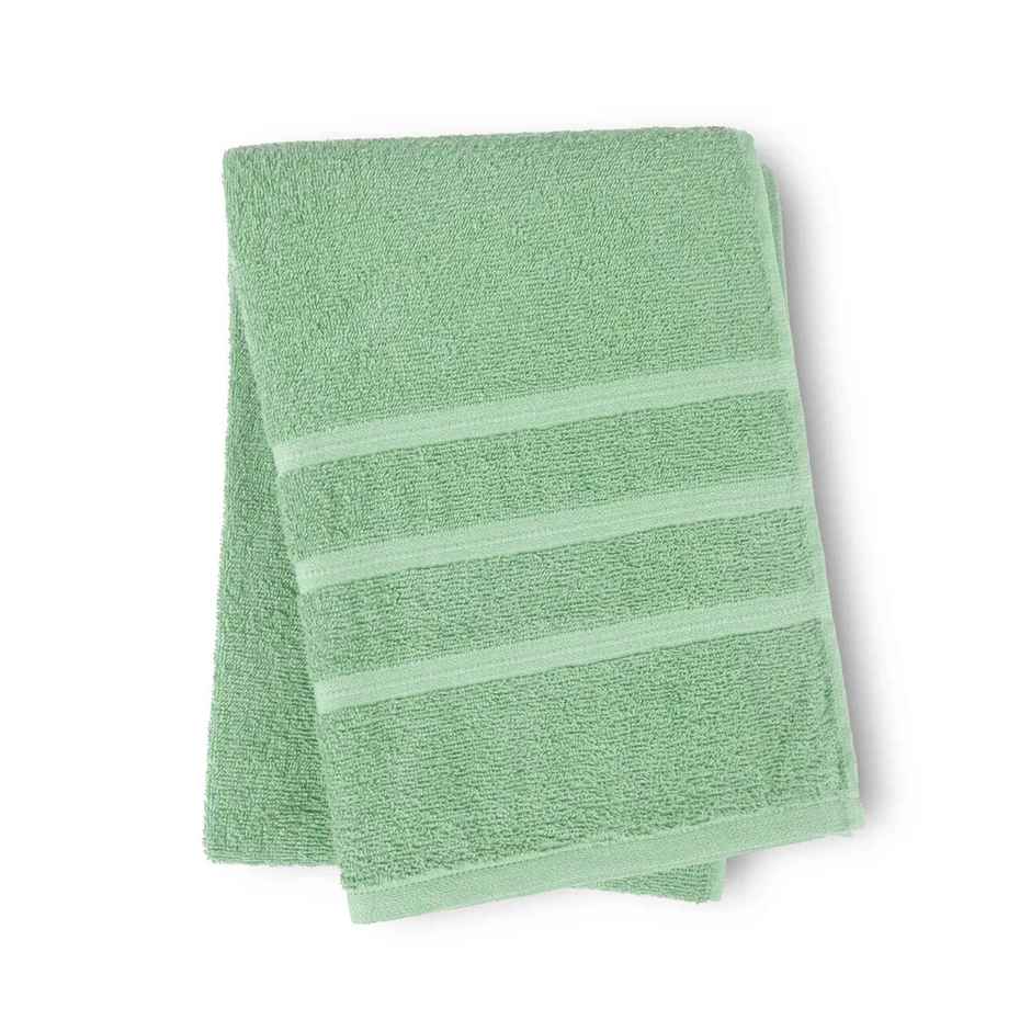 Home Elegance by myTrident Comfort Living Cotton Bath Towel | 16 in x 24 in | Spa Green