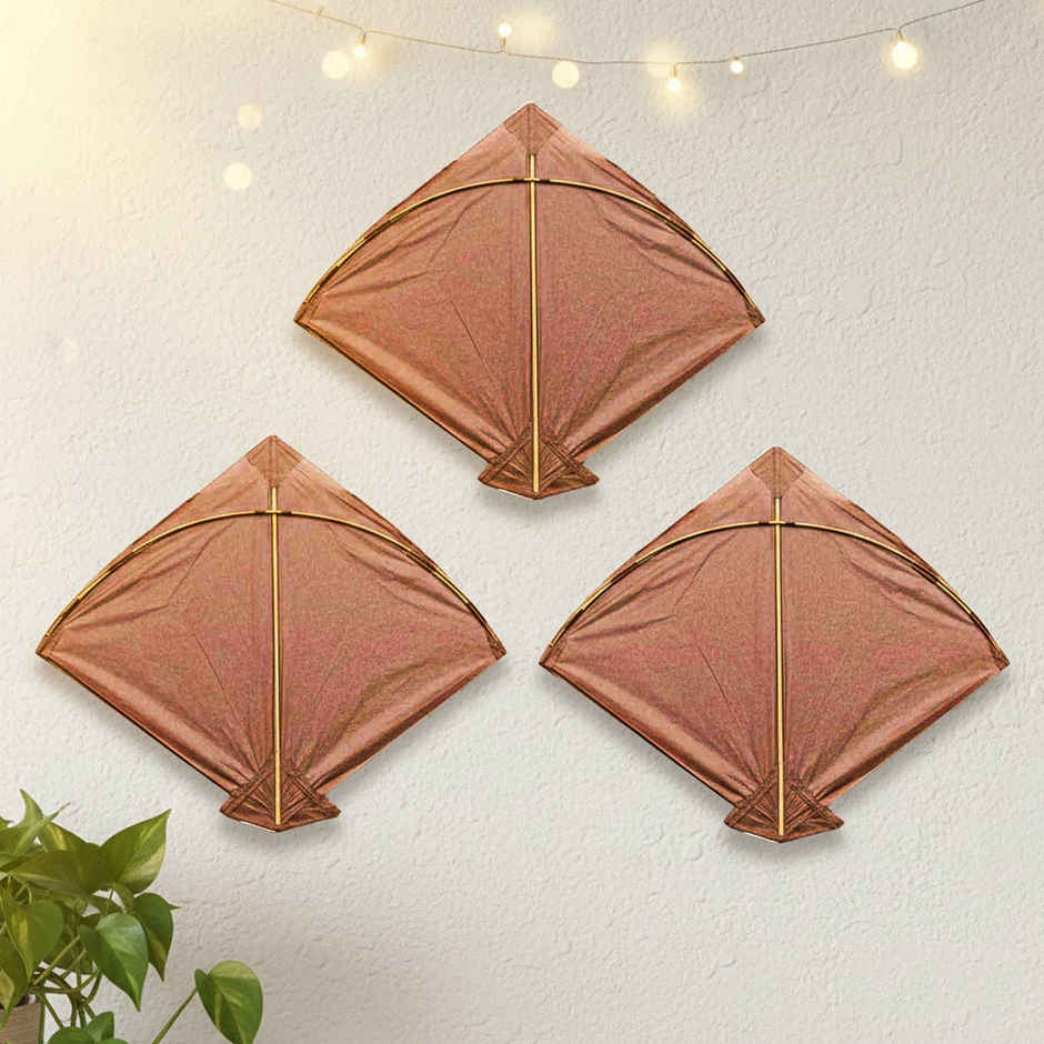 Paper Kite | Brown | Pack of 3 | Patang | Samsidhi