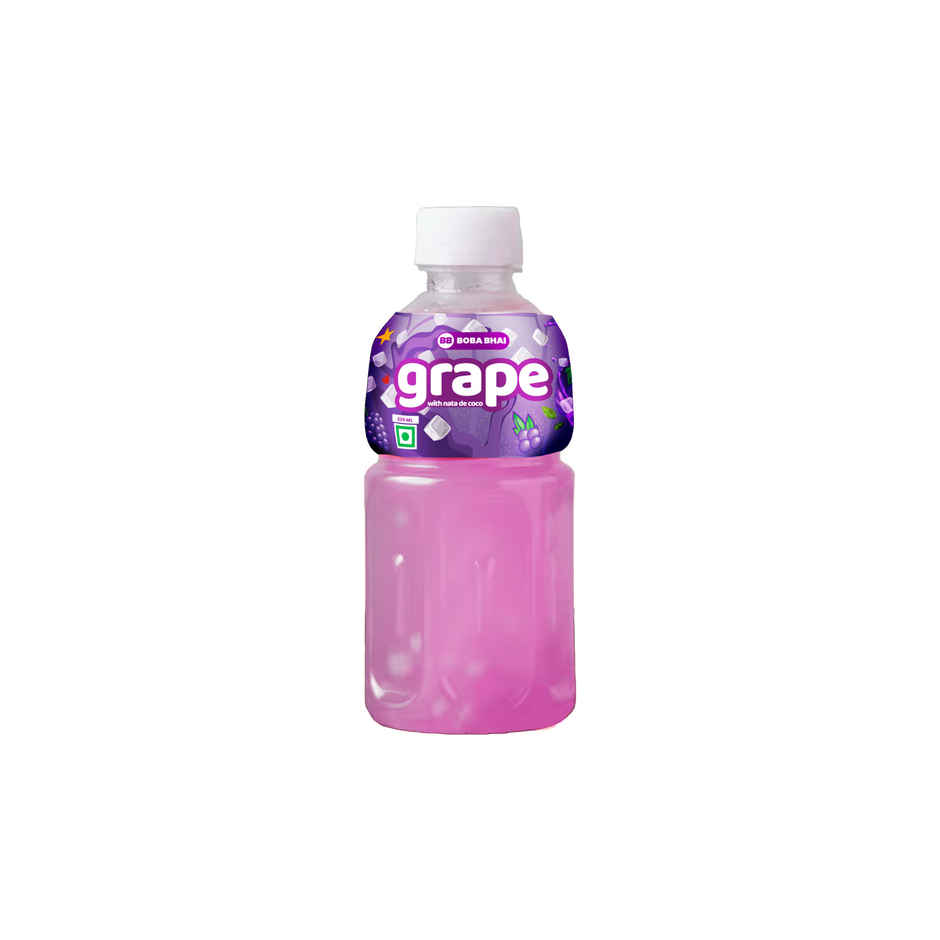 Boba Bhai Grape with Nata de Coco